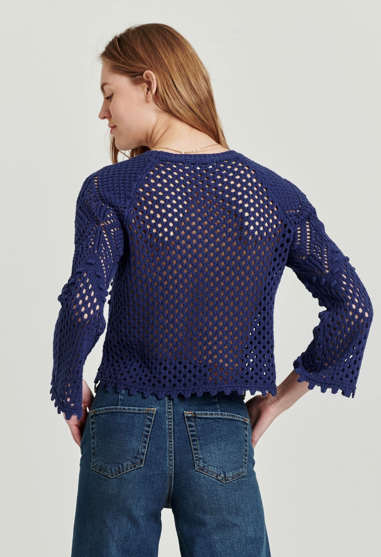 ANOTHER LOVE BellSleeve MARISSA Crochet Sweater