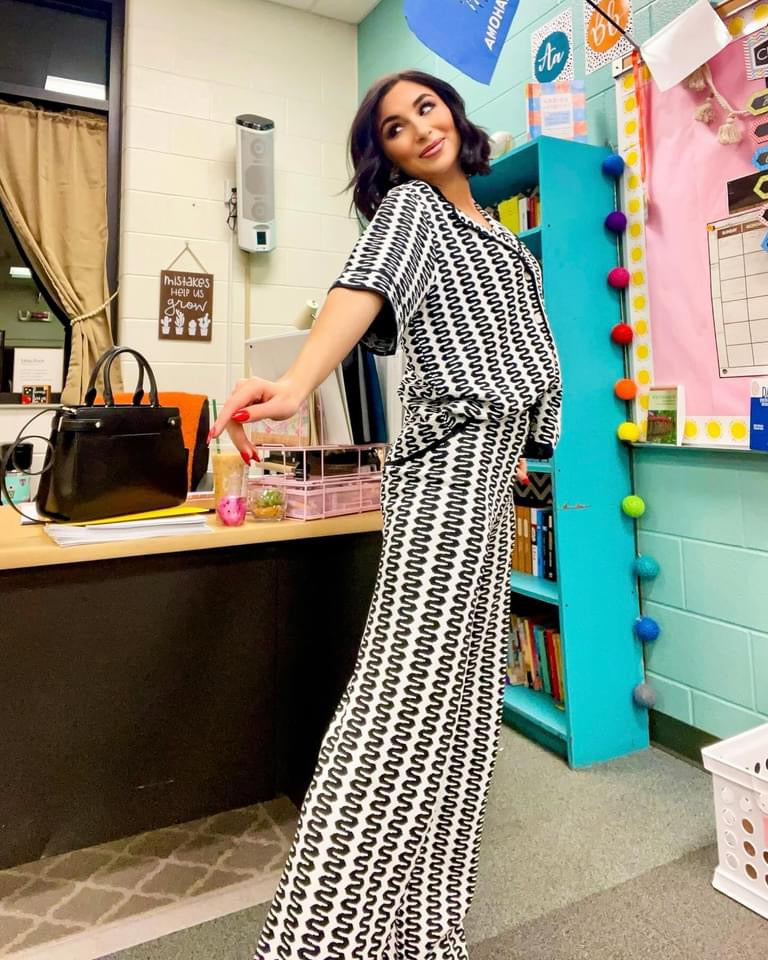 LUCY PARIS Pattern TAHITI Knit Pant