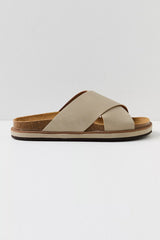 FREE PEOPLE CrissCross SIDELINES Contour FootBed Sandal