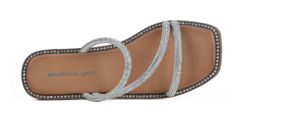 MADDEN GIRL Crystal PRIZZE Strappy Sandals