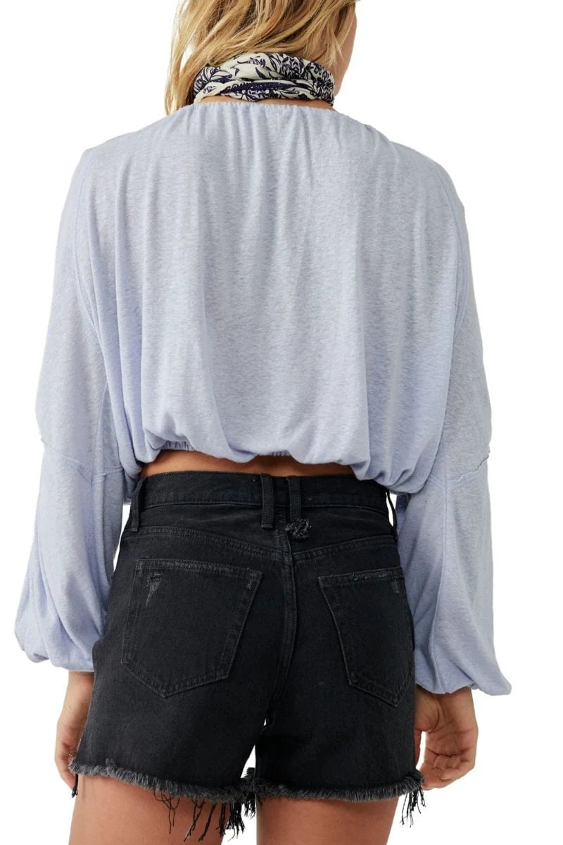 FREE PEOPLE RoucheSleeve IN A DREAM Top