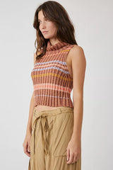 FREE PEOPLE Stripe EDITH Sweater Vest