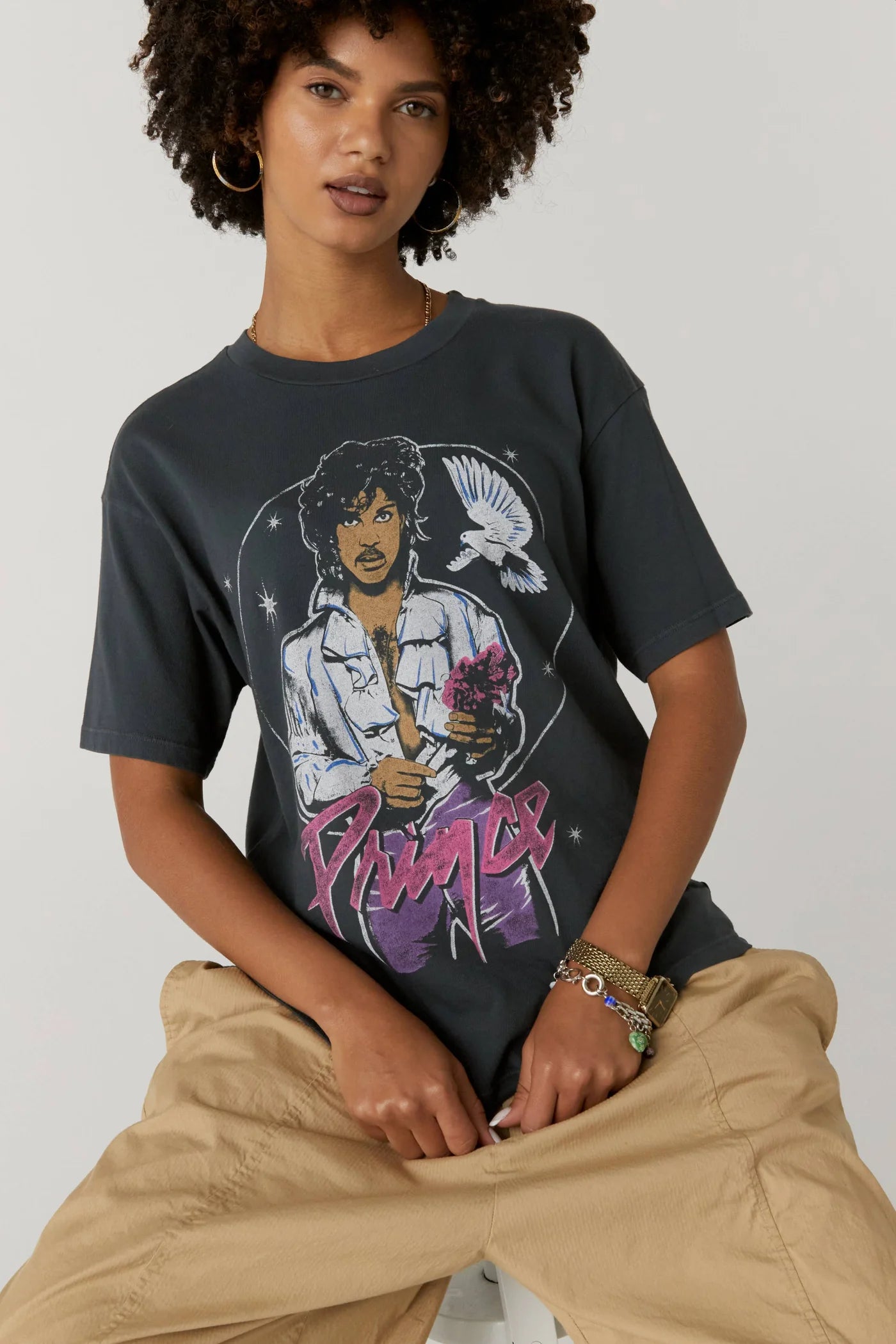 DAYDREAMER Prince WHEN DOVES CRY Weekend Tee Top