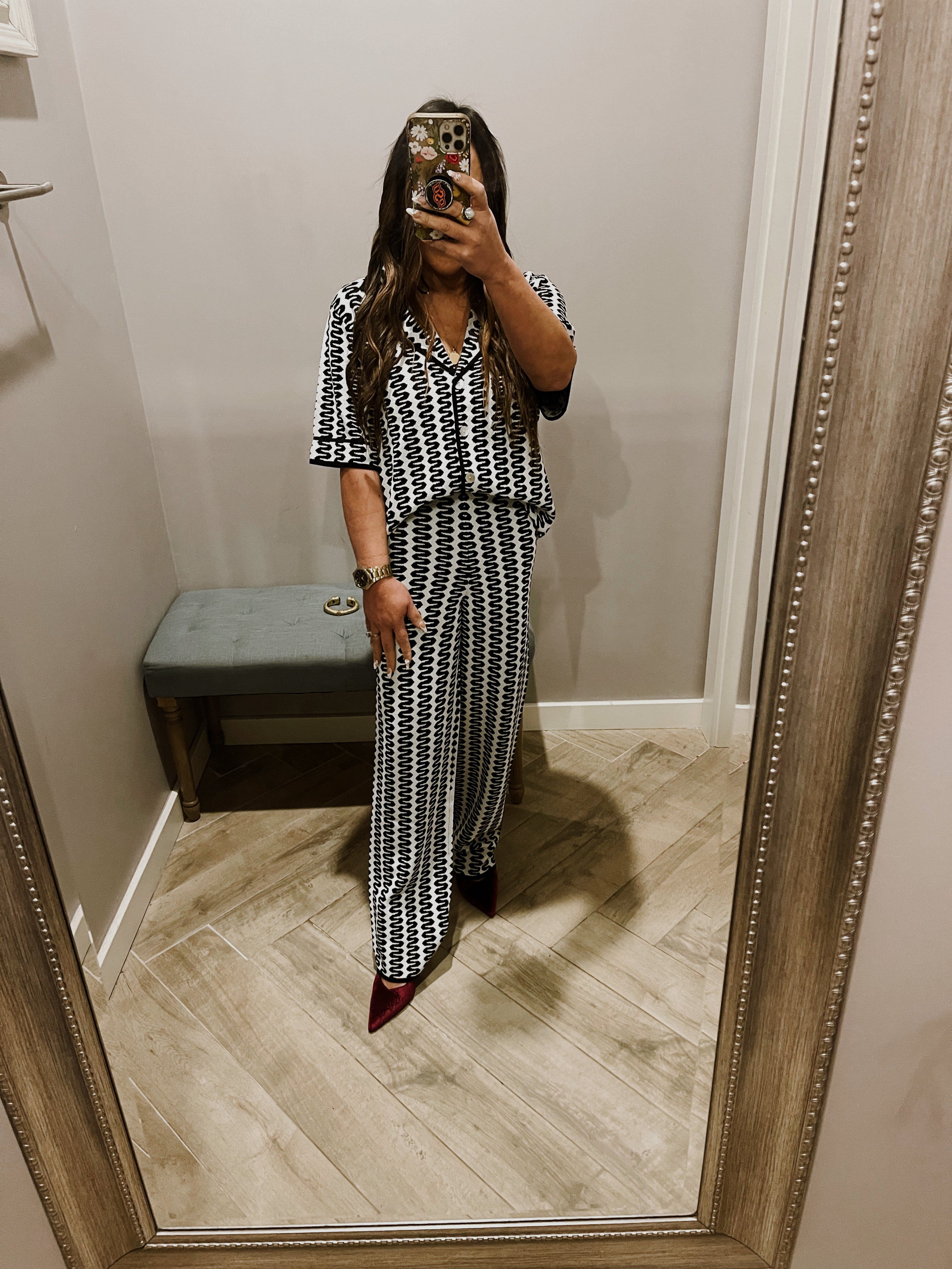 LUCY PARIS Pattern TAHITI Knit Pant