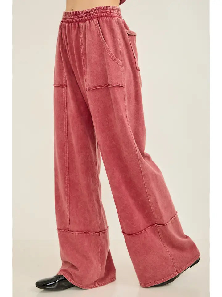 J. HER 2-Piece Burgundy Mineral Wash Set