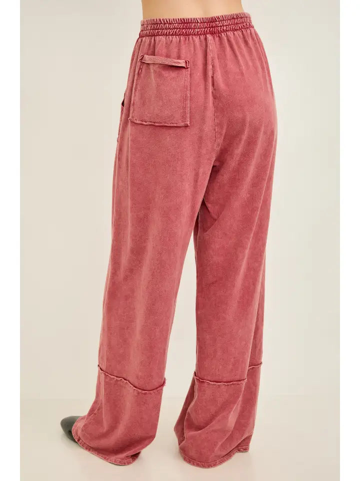 J. HER 2-Piece Burgundy Mineral Wash Set