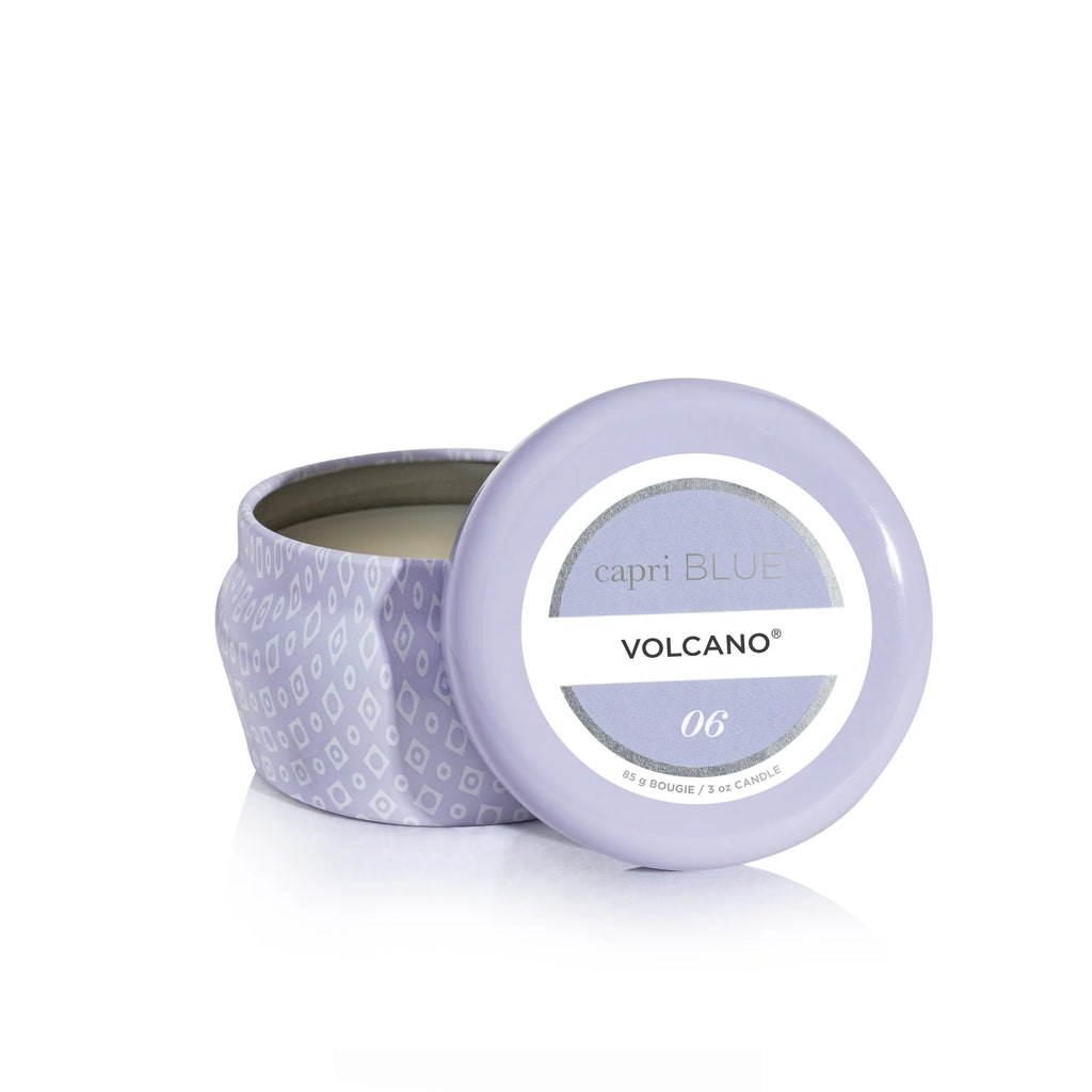 Capri BLUE Volcano Lavender Mini Tin Candle 3oz
