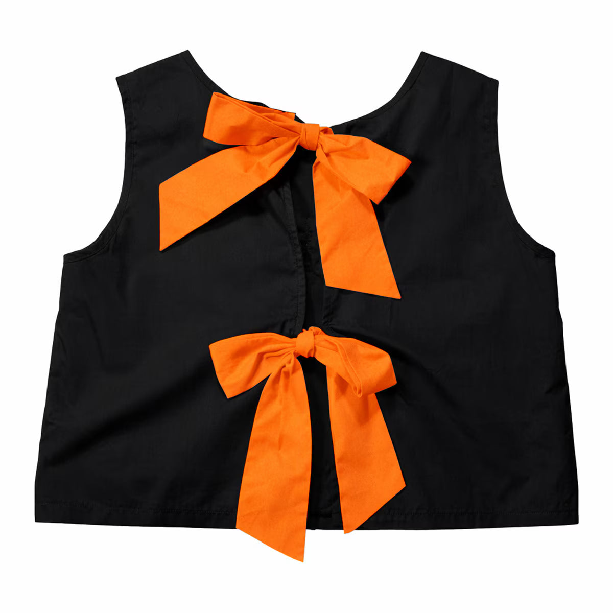 Capri Designs x Kickoff Rope Script Tie-Back Cropped Tank - OSU