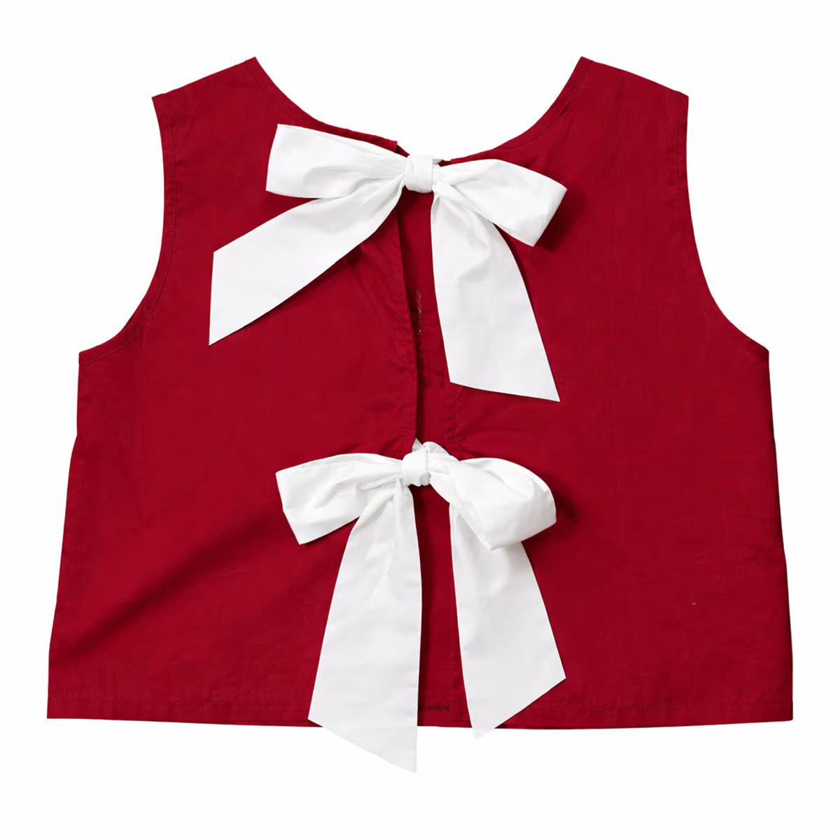 Capri Designs x Kickoff Rope Script Tie-Back Cropped Tank - OU