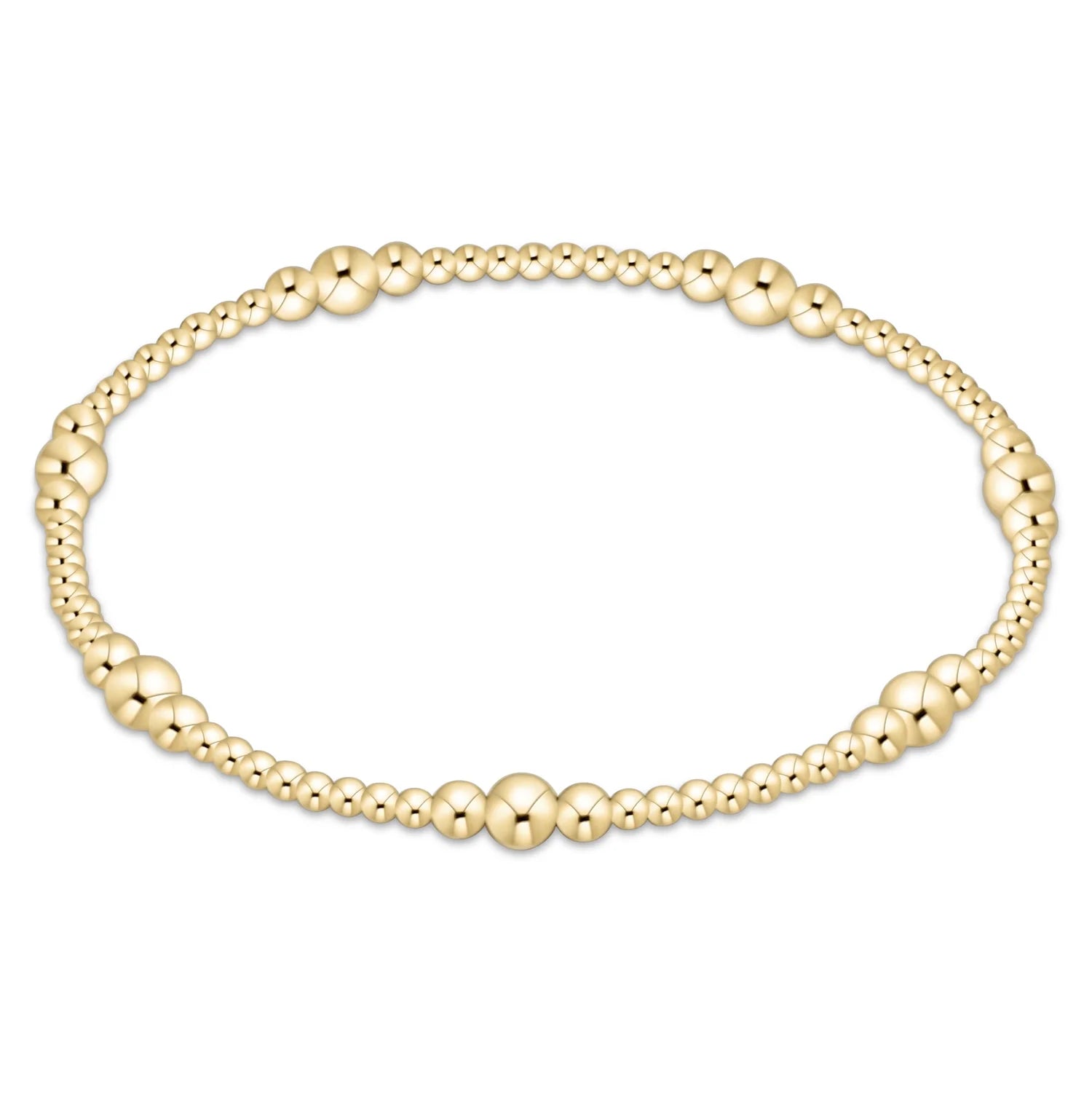 ENEWTON Classic PURPOSE 4mm Bead Bracelet - Gold