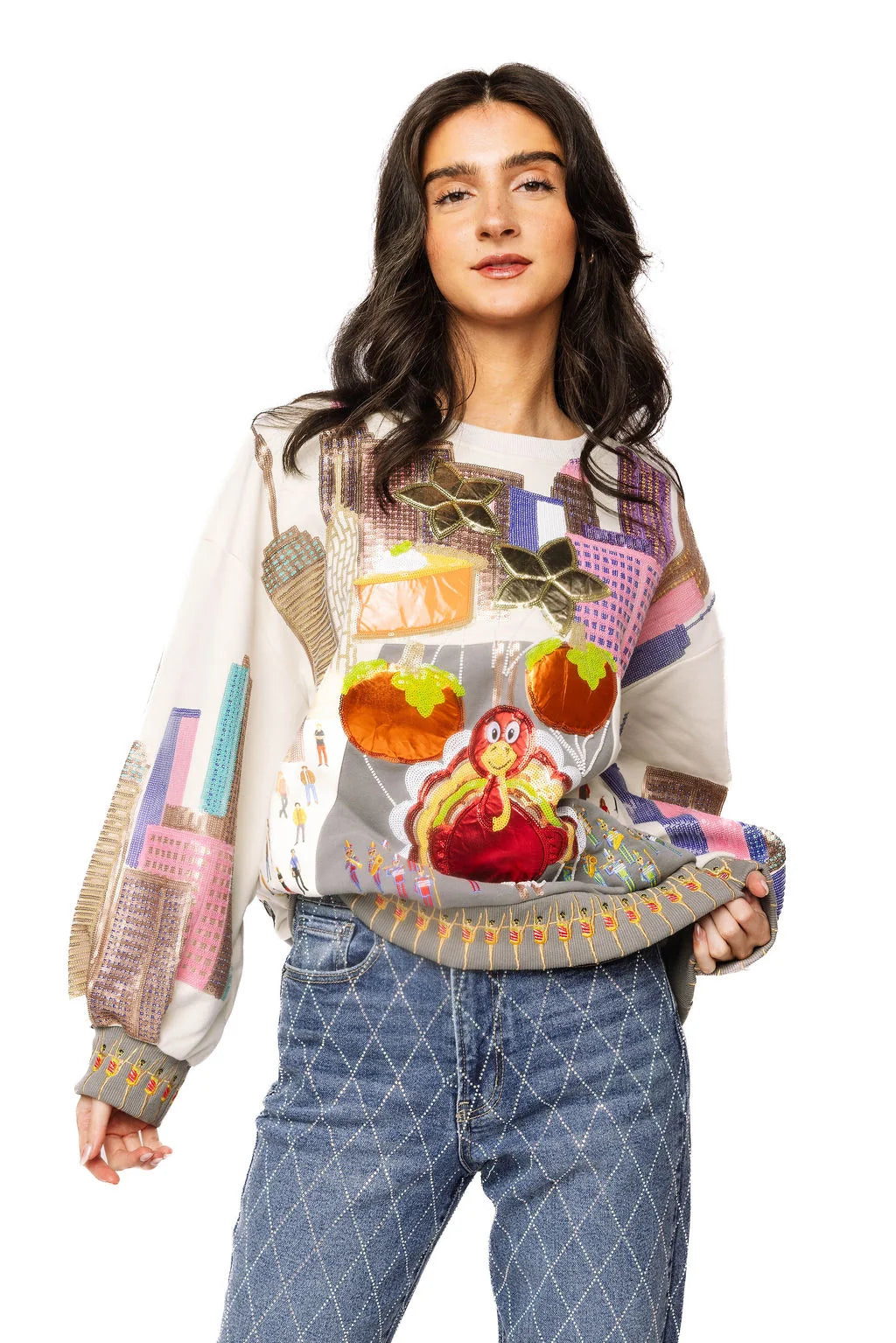 Queen of Sparkles Thanksgiving Day Parade Sweatshirt