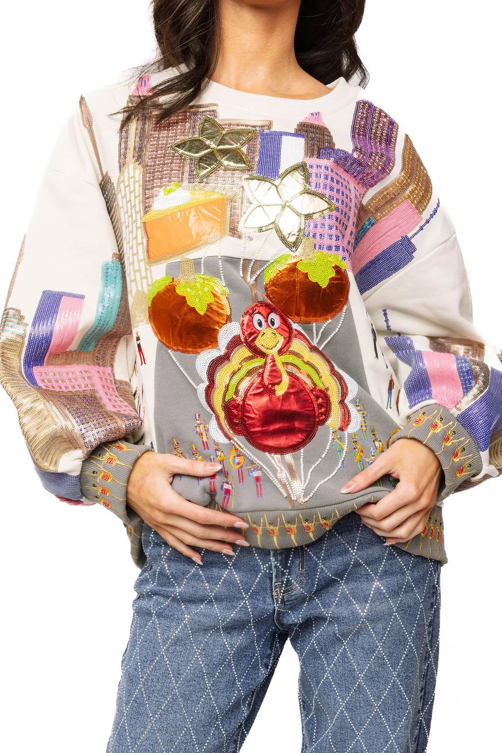 Queen of Sparkles Thanksgiving Day Parade Sweatshirt