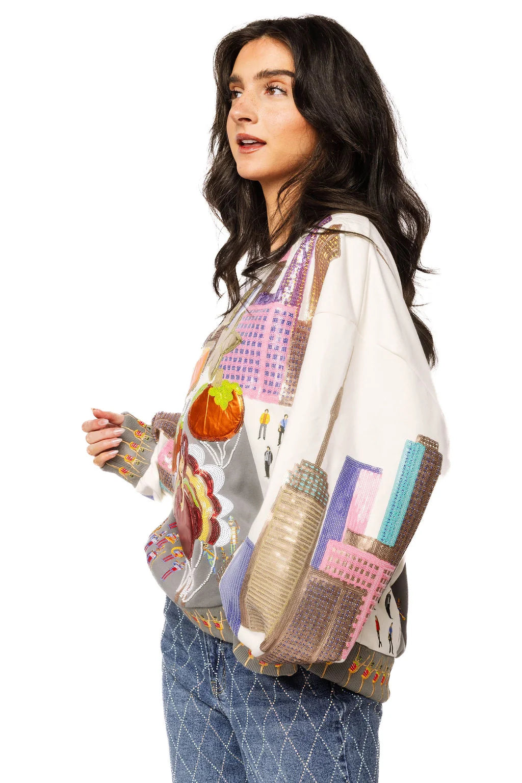 Queen of Sparkles Thanksgiving Day Parade Sweatshirt