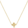 ENEWTON 16" Necklace Gold - SMALL Signature Cross Gold