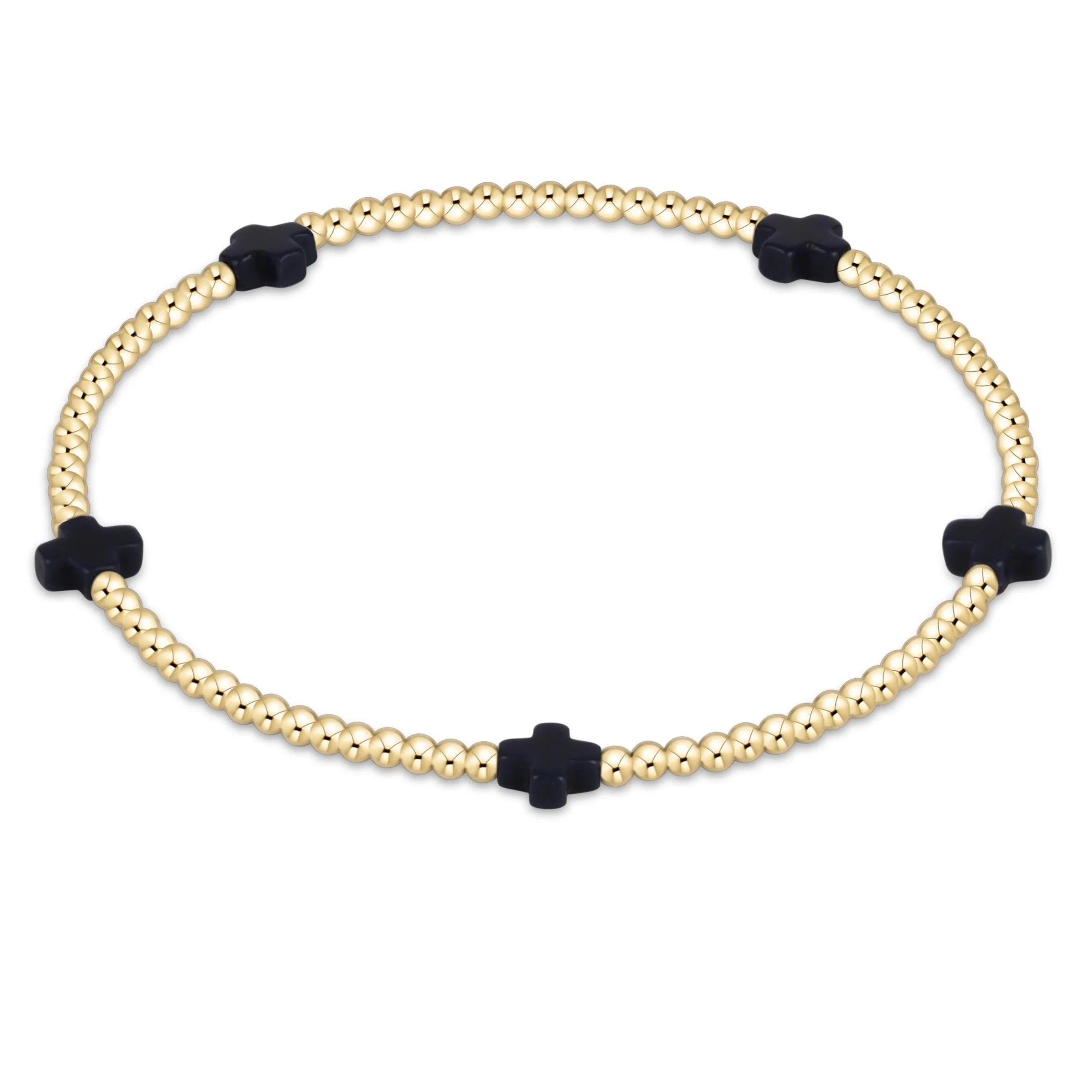 ENEWTON Signature Cross Small 2mm Gold Bracelet - America 250