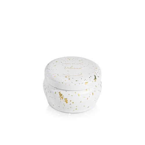 Capri BLUE Volcano Glimmer Mini Tin Candle
