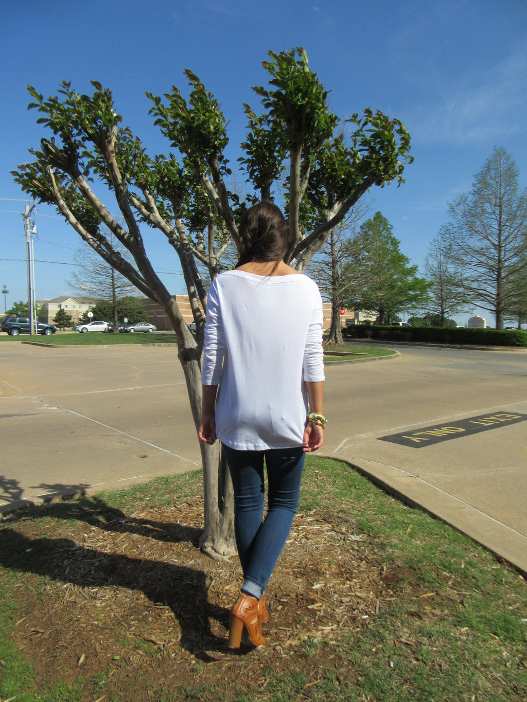WINDJAMMER Boatneck Knit Jersey Top