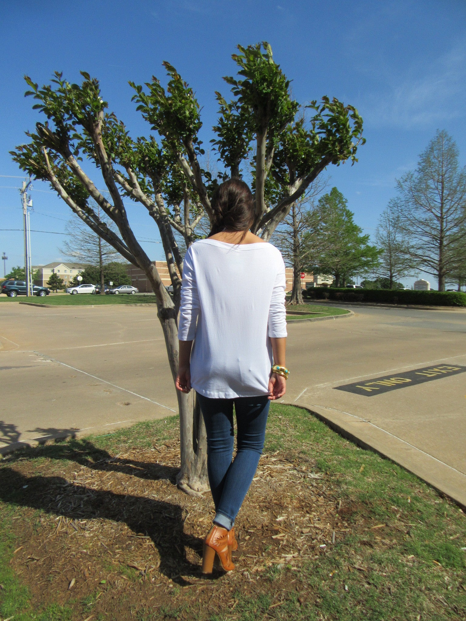 WINDJAMMER Boatneck Knit Jersey Top