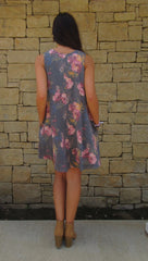 TIMELESS Vintage Floral Jersey Tank Dress