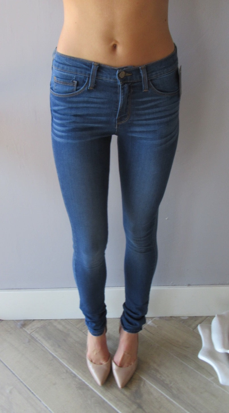 FLYING MONKEY HiRise BAMBI BLUE SuperSoft Skinny Jean