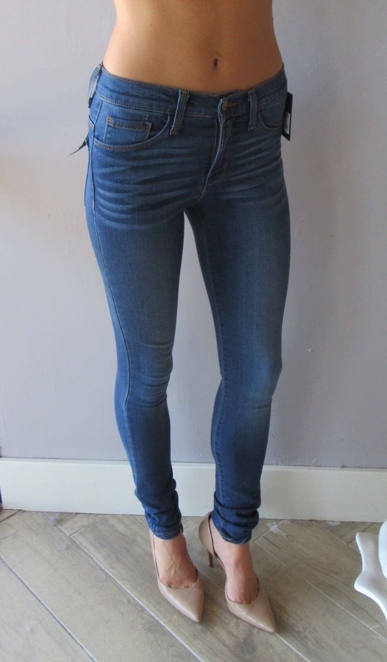 FLYING MONKEY HiRise BAMBI BLUE SuperSoft Skinny Jean