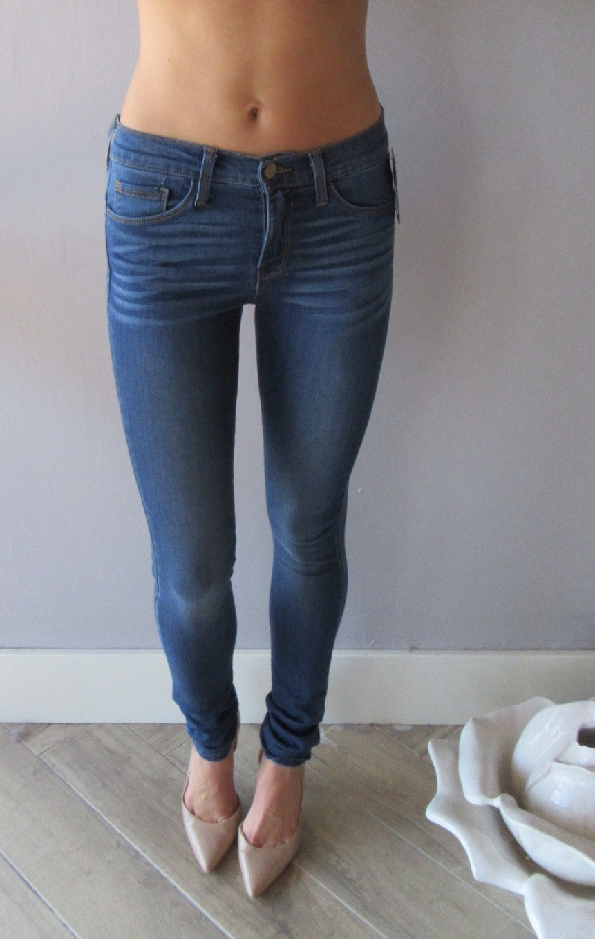 FLYING MONKEY HiRise BAMBI BLUE SuperSoft Skinny Jean
