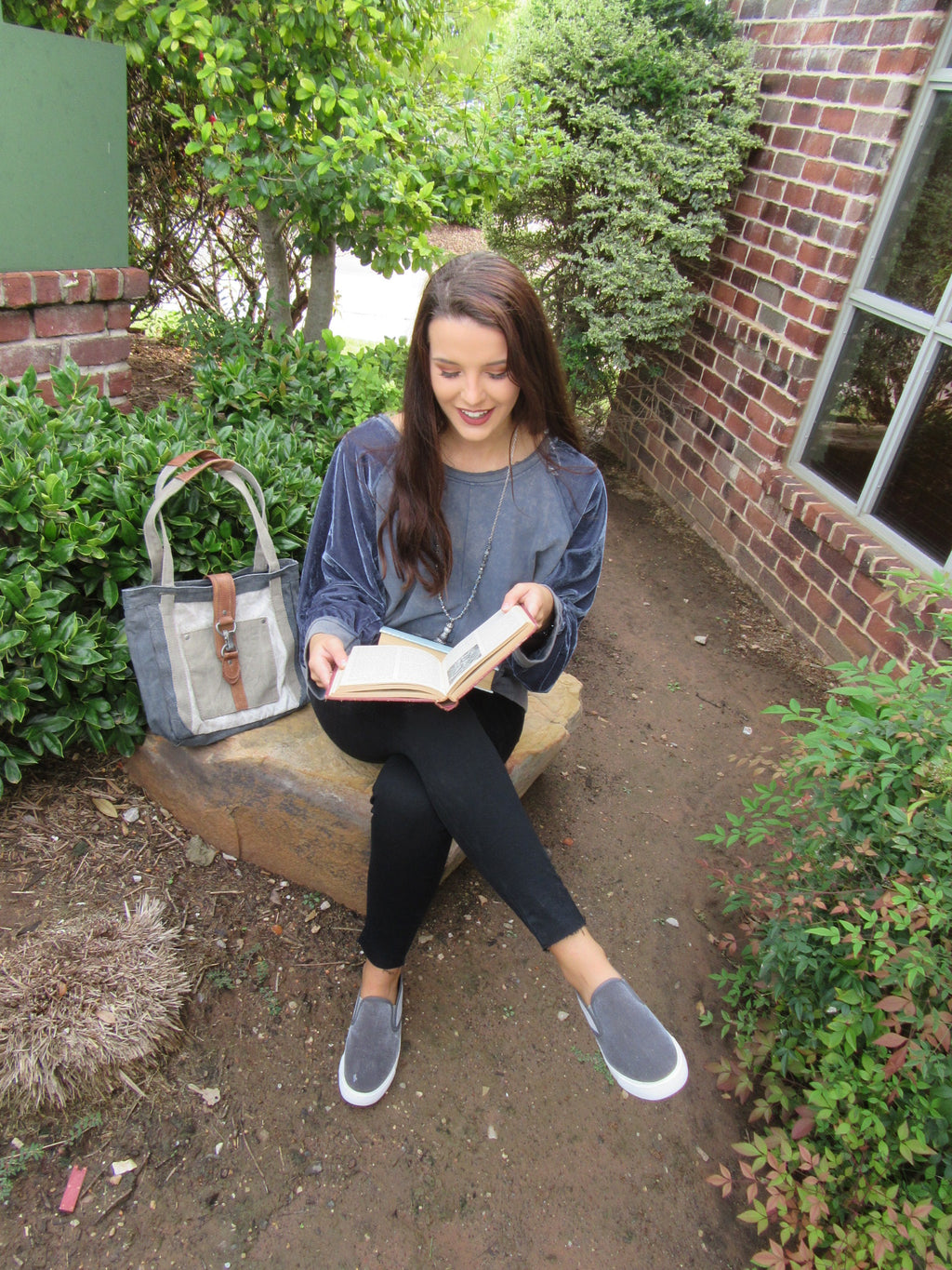 WINCHESTER MineralWash Raglan Velvet Sleeve Oversize Top