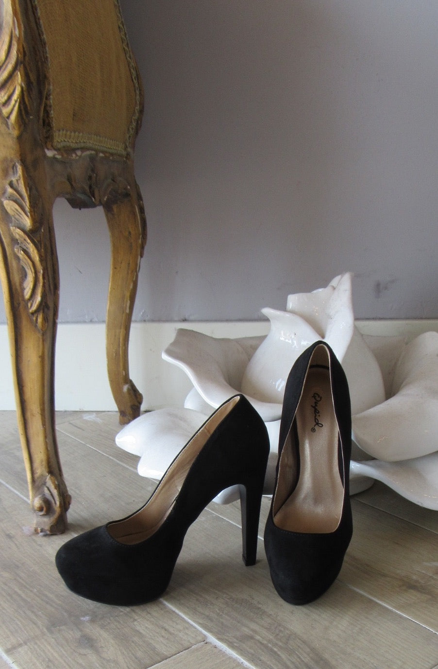 JESSICA Platform RoundToe Pumps Shoes