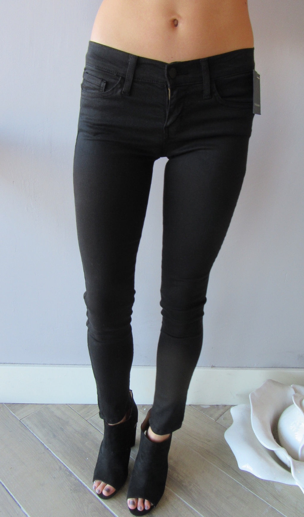 FLYING MONKEY Supersoft BLACK Colored Skinny Jean