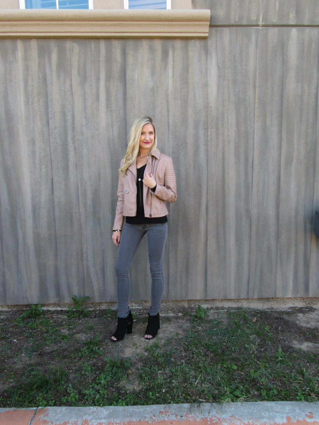 OBLIVION Vegan Leather ZipSleeve Moto Jacket