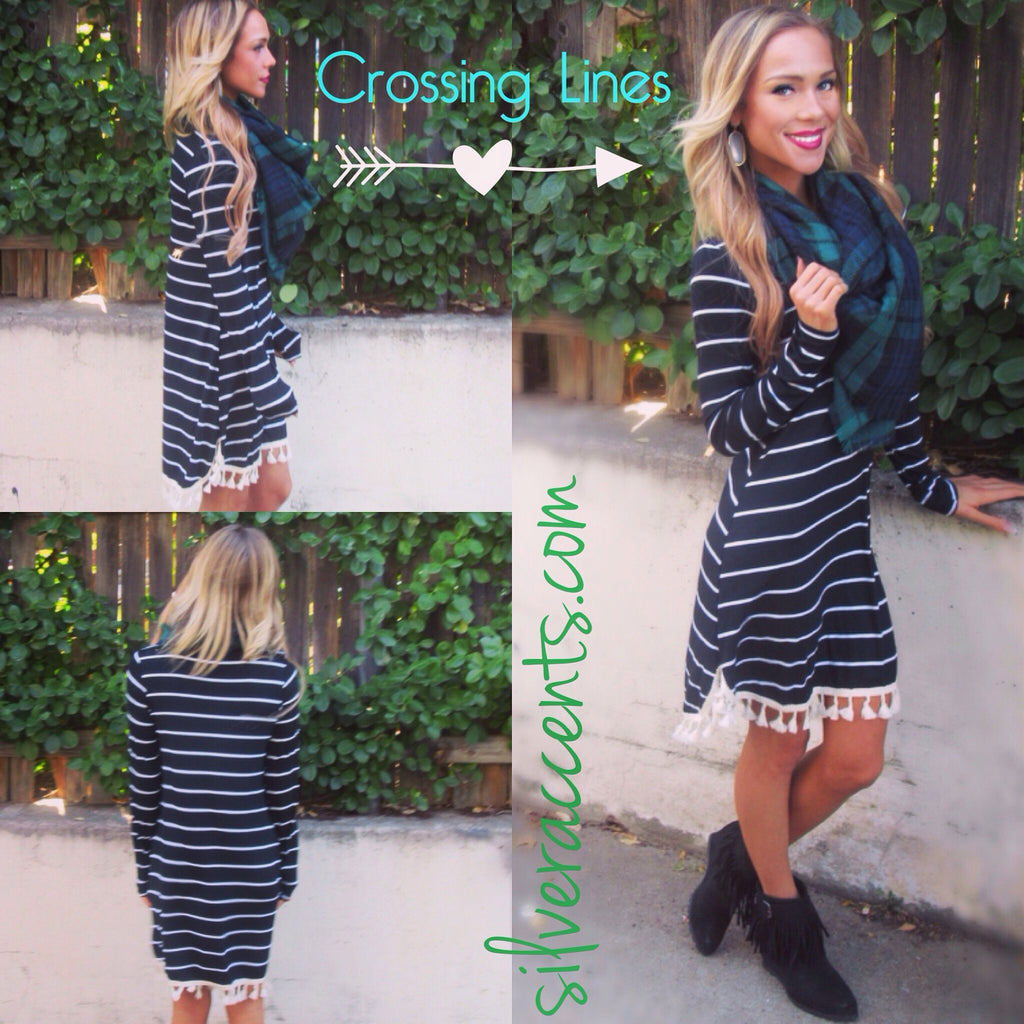 KATE Plaid Blanket Fringe Scarf