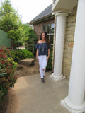 PLATEAU Ruffled OffShoulder Supersoft Tencel Jersey Top