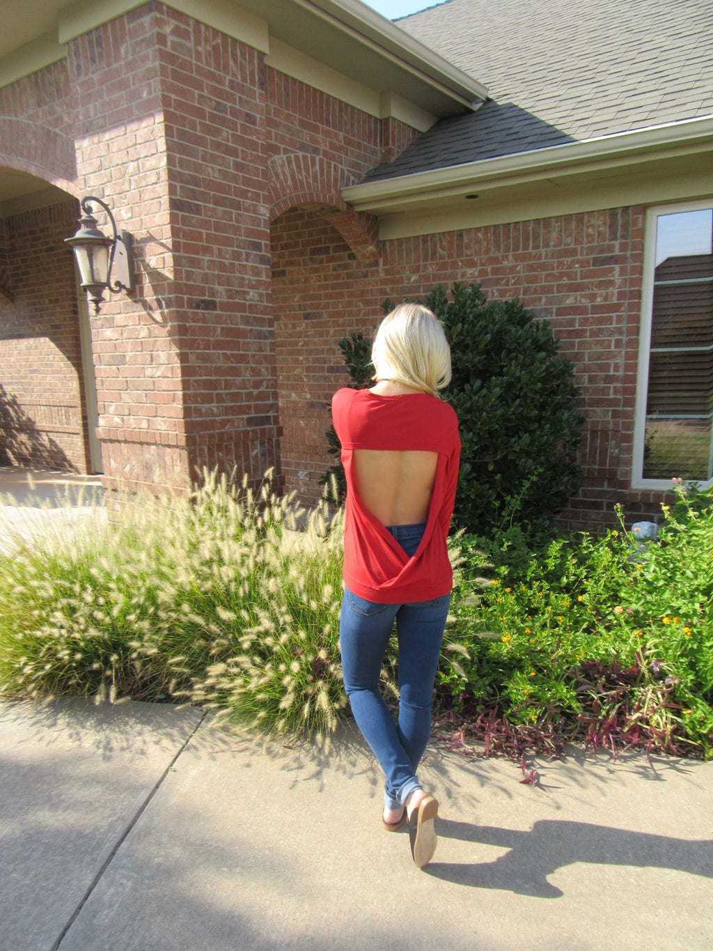 BOBI Brick DUNGEONS Cross OpenBack BandBottom LightWeight Jersey Top