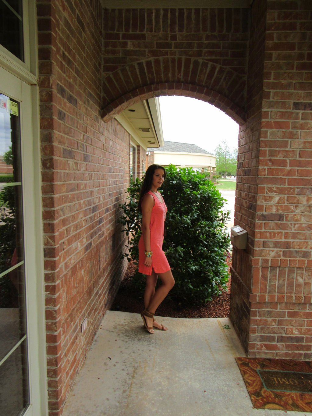 BOBI Slub Jersey HAMPSTEAD Pocket Tank Dress