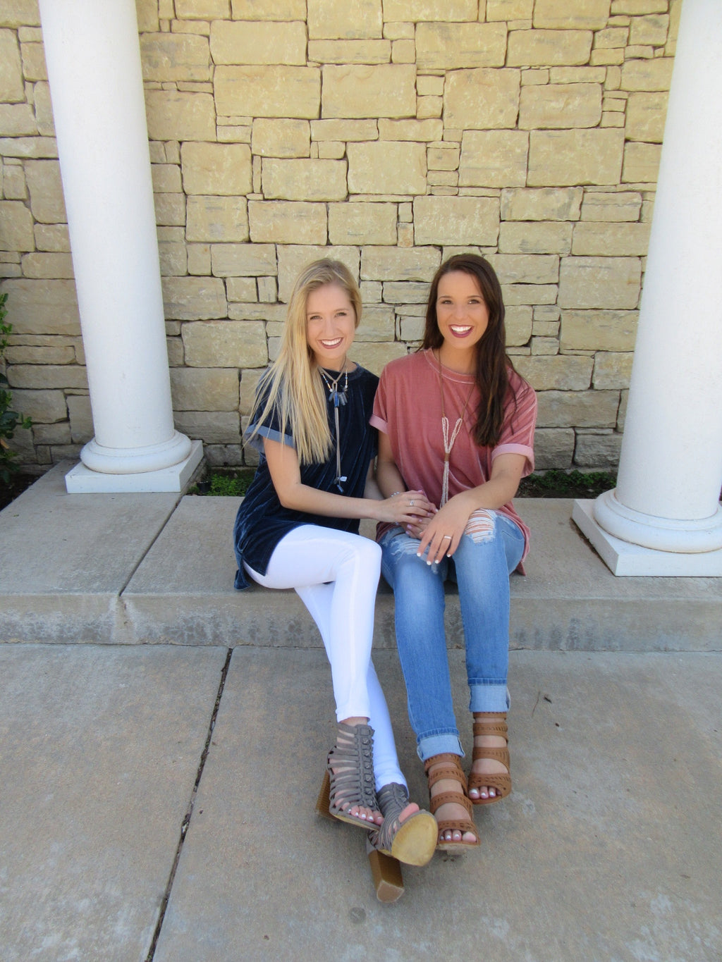 UPON A STAR Velvet Roll Sleeve Tunic Top