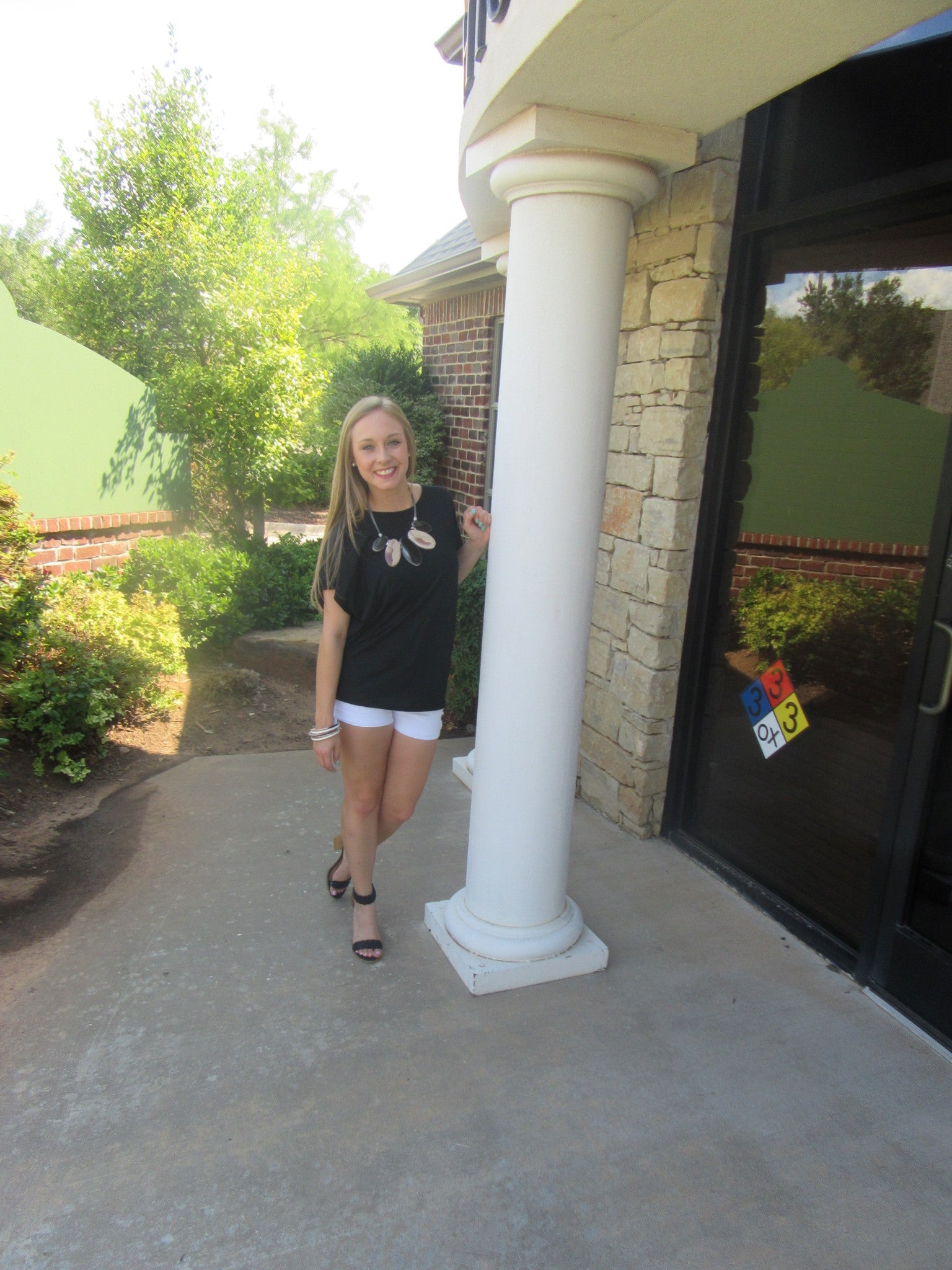 BOBI Lightweight Jersey DRIPPING SPRINGS Drape Back Top