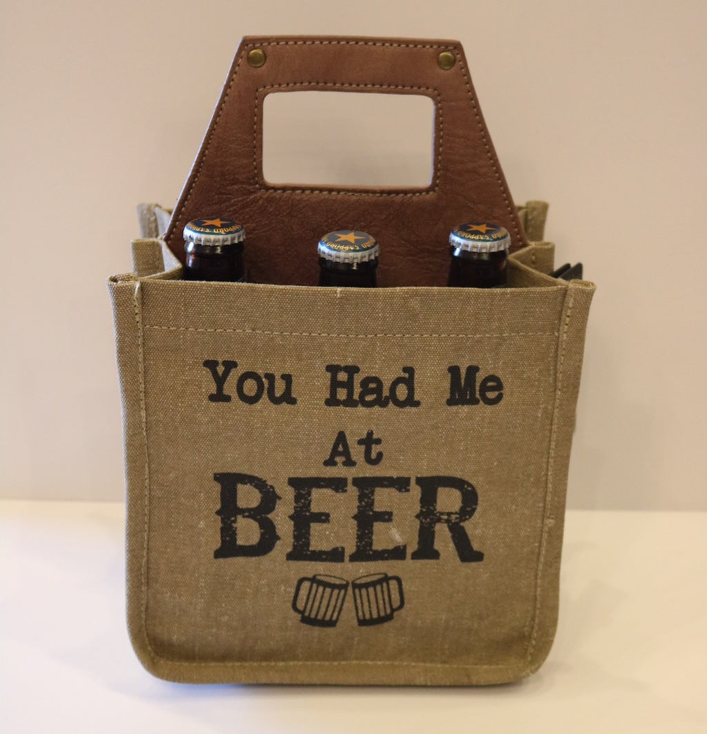 MONA B Canvas Beer Caddy