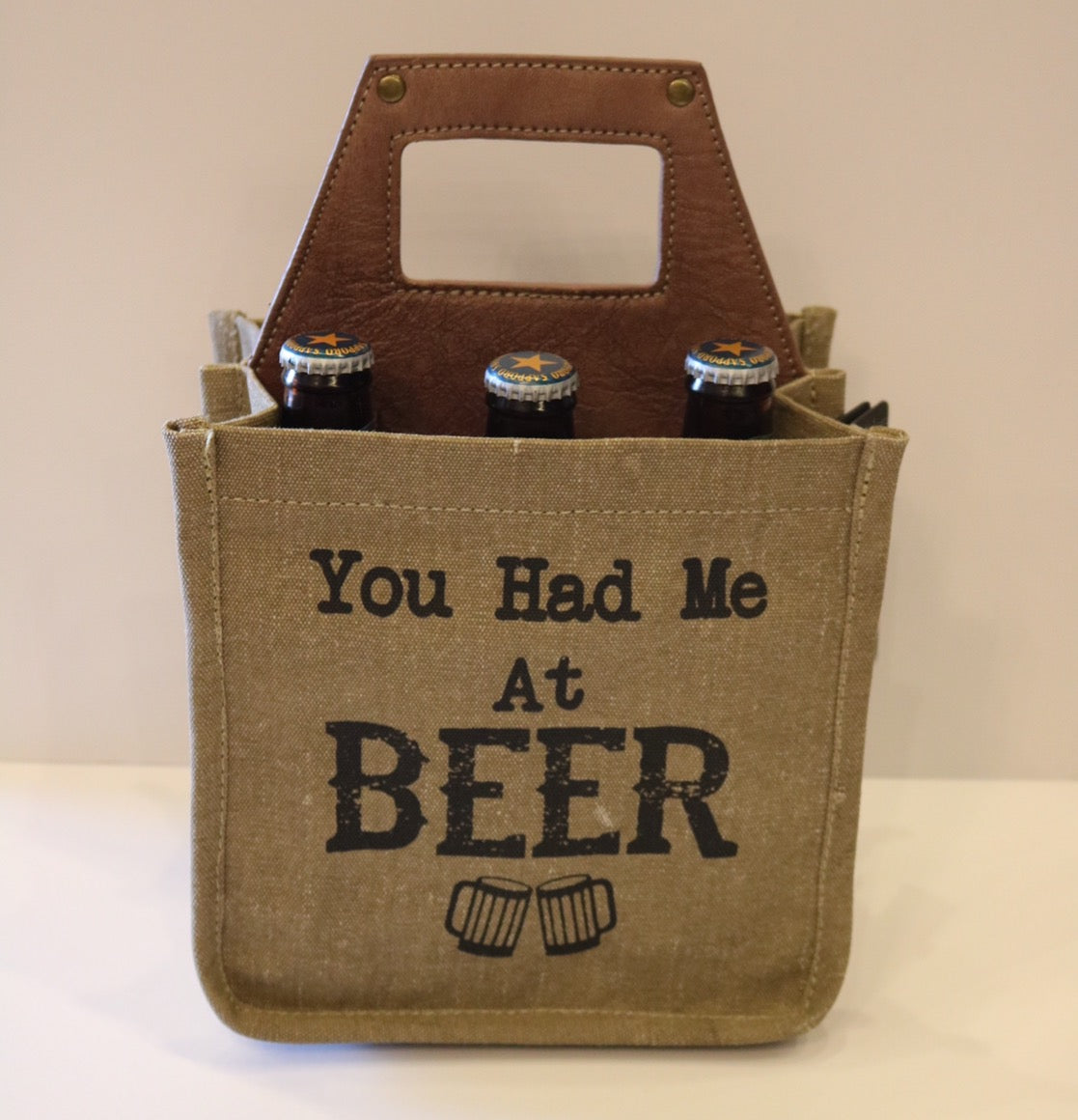 MONA B Canvas Beer Caddy