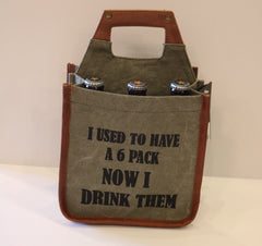 MONA B Canvas Beer Caddy