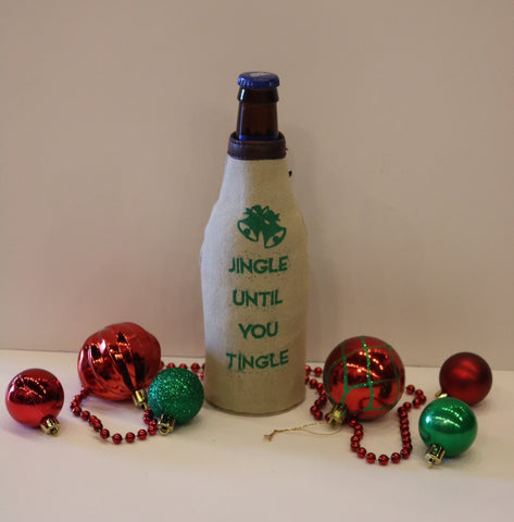 MONA B. Canvas Bottle Koozie