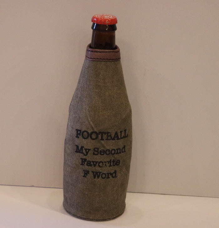 MONA B. Canvas Bottle Koozie