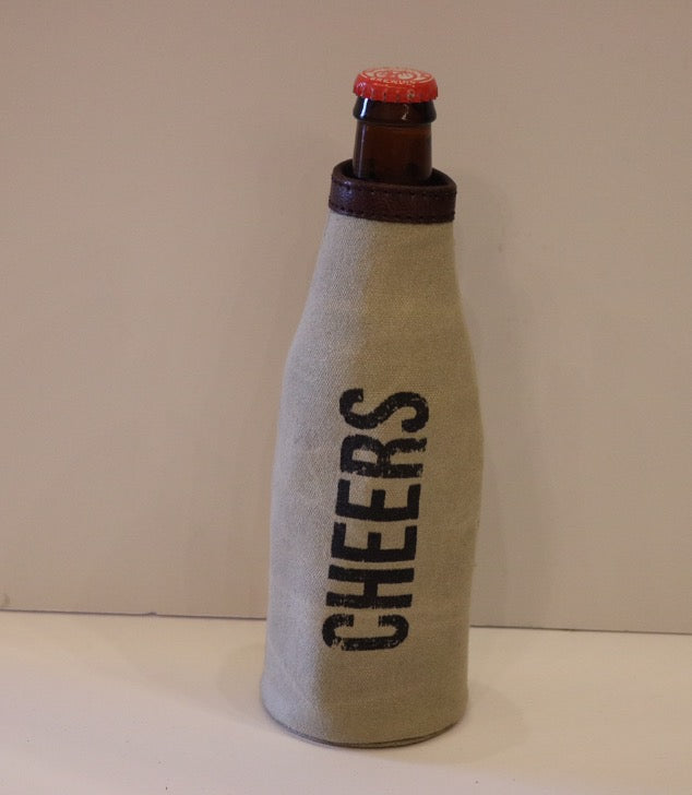 MONA B. Canvas Bottle Koozie