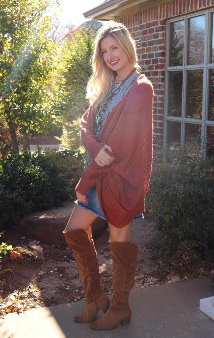 CONTENT DolmanSleeve Drapy Knit Cardigan Top