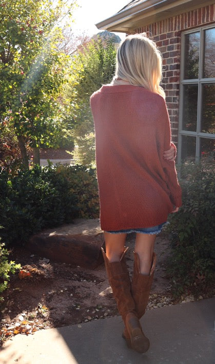CONTENT DolmanSleeve Drapy Knit Cardigan Top
