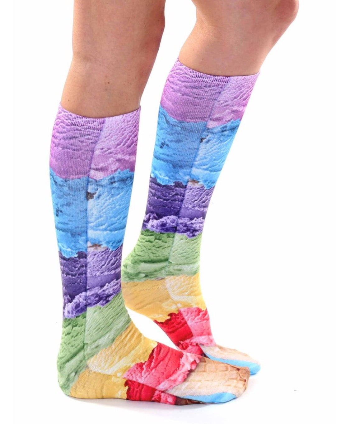 LIVING ROYAL Multi ICE CREAM KneeHigh Socks