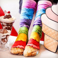 LIVING ROYAL Multi ICE CREAM KneeHigh Socks