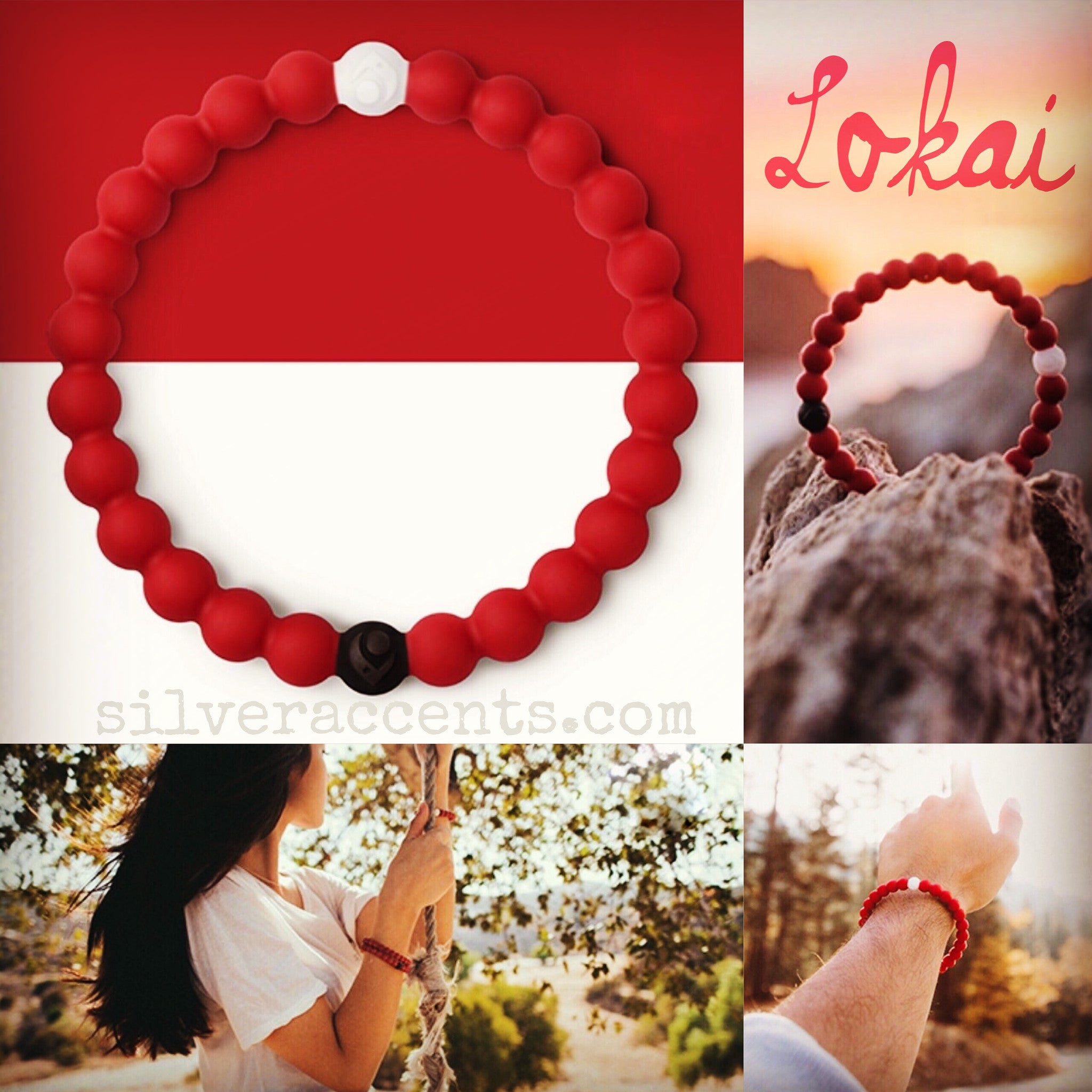 (RED) Limited Edition LOKAI Bracelet