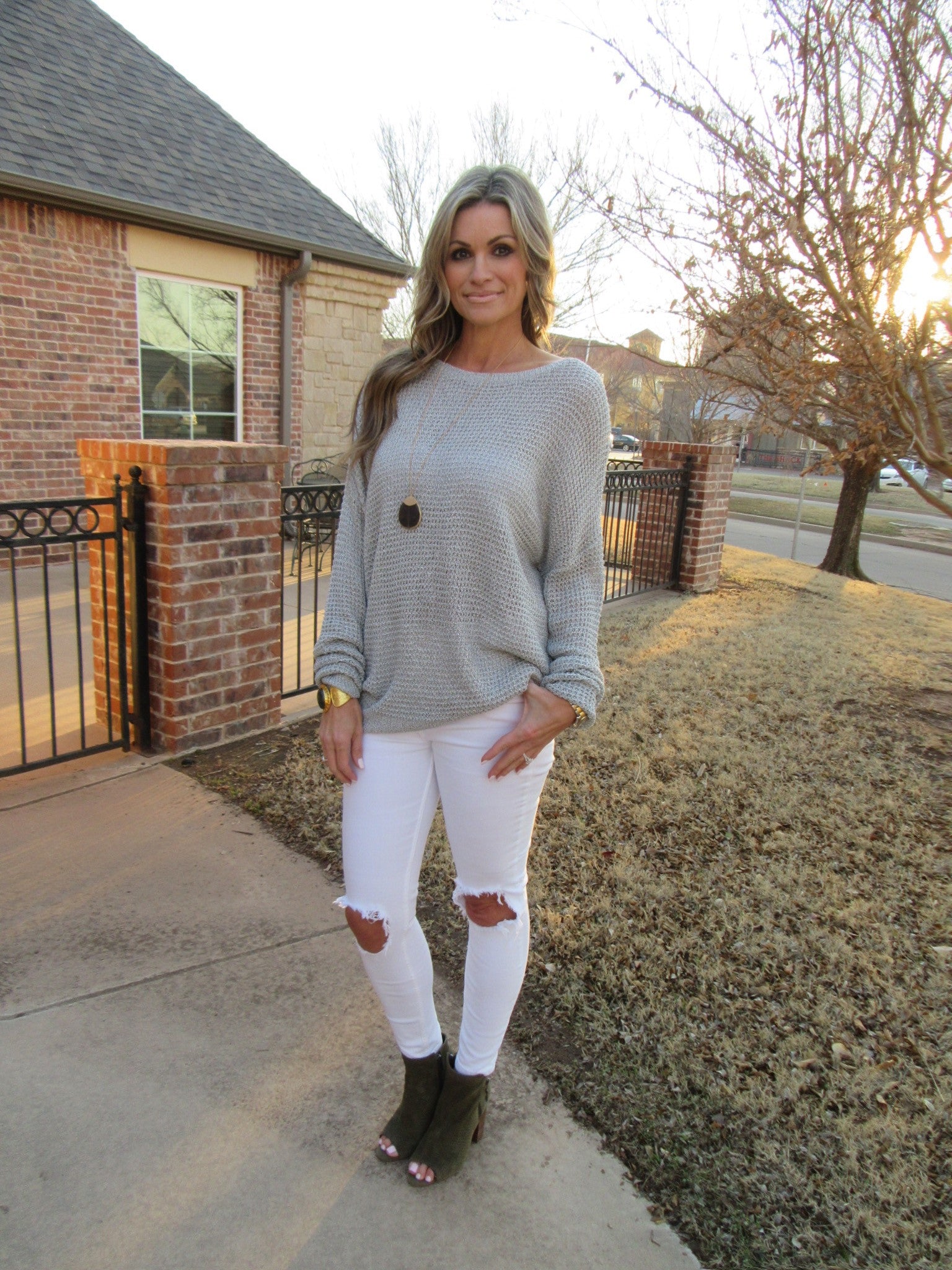 REGENT CrossOver StrappyBack Knit Top