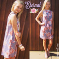 ETERNAL Floral Sleeveless MockNeck StretchKnit Dress