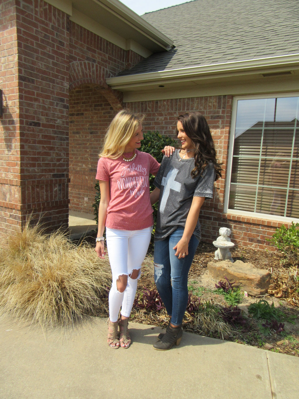 FEARFULLY & WONDERFULLY MADE ScoopNeck TriBlend Tee Top